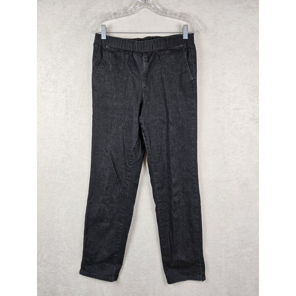 Universal Standard Women's Pull On Elastic Black Denim Jeans Size 6-8 (2XS)